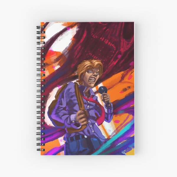 "Friday Night Funkin' Senpai Roses and Thorns" Spiral Notebook for