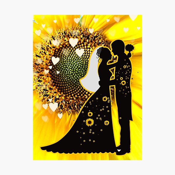 wedding couple Photographic Print