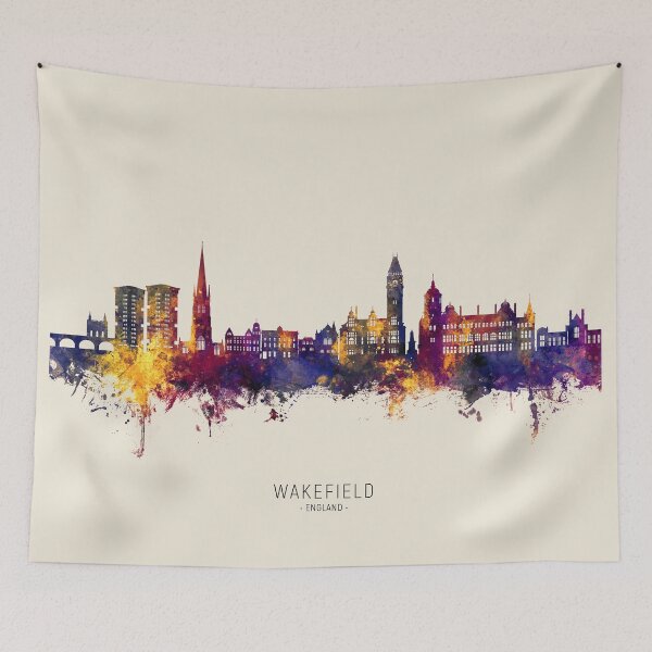 Item preview, Wakefield England Skyline designed and sold by ArtPrints.