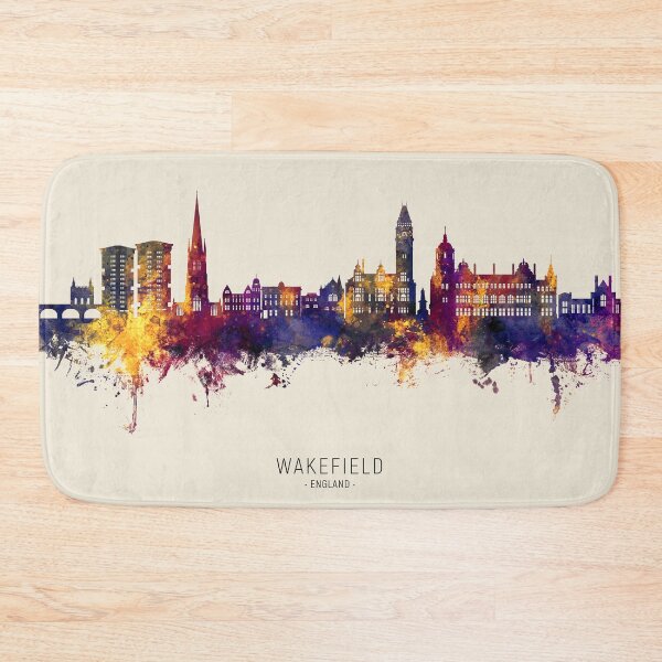 Artikelvorschau, Wakefield England Skyline entworfen und verkauft von ArtPrints.
