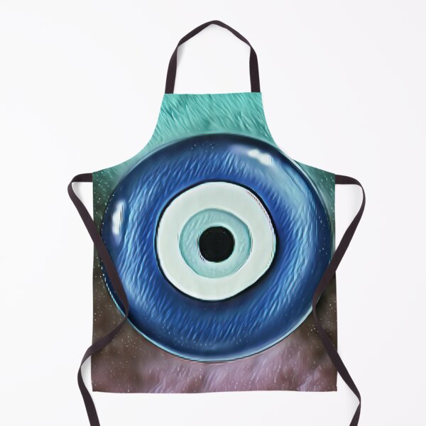 Item preview, Evil eye protection talisman galaxy designed and sold by ICRainbowMoons.