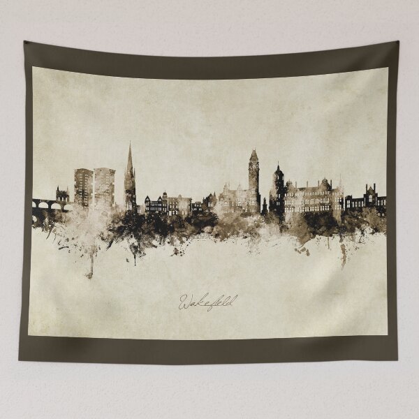 Item preview, Wakefield England Skyline designed and sold by ArtPrints.
