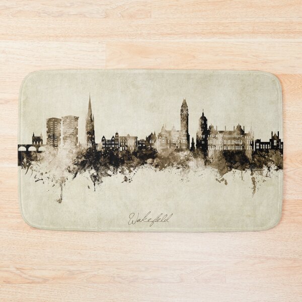 Artikelvorschau, Wakefield England Skyline entworfen und verkauft von ArtPrints.