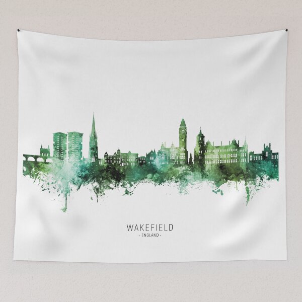 Item preview, Wakefield England Skyline designed and sold by ArtPrints.