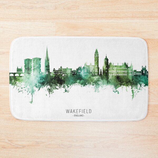 Artikelvorschau, Wakefield England Skyline entworfen und verkauft von ArtPrints.