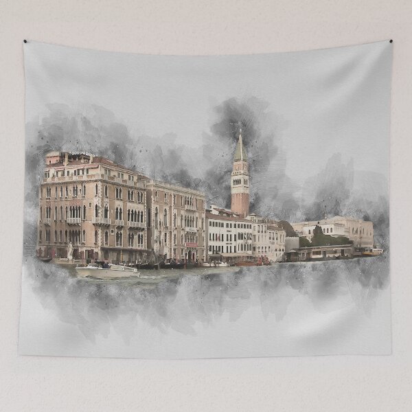 Item preview, Venice bell tower of Piazza San Marco in the distance designed and sold by ritadilalla.
