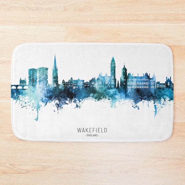 Artikelvorschau, Wakefield England Skyline entworfen und verkauft von ArtPrints.