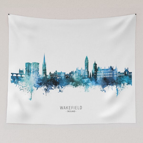 Item preview, Wakefield England Skyline designed and sold by ArtPrints.