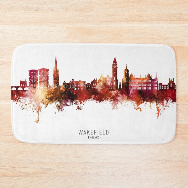 Artikelvorschau, Wakefield England Skyline entworfen und verkauft von ArtPrints.