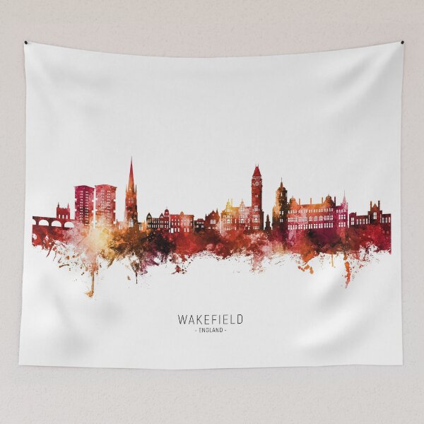 Item preview, Wakefield England Skyline designed and sold by ArtPrints.