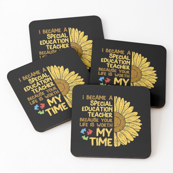 Item preview, Special Education Teacher Sunflower Autism Awareness designed and sold by JeannetteFlower.