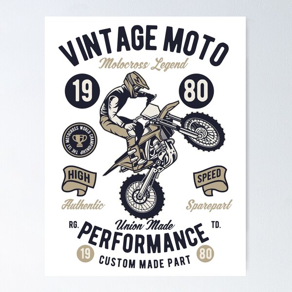 Item preview, Vintage Motocross 1980 designed and sold by Emil1993.