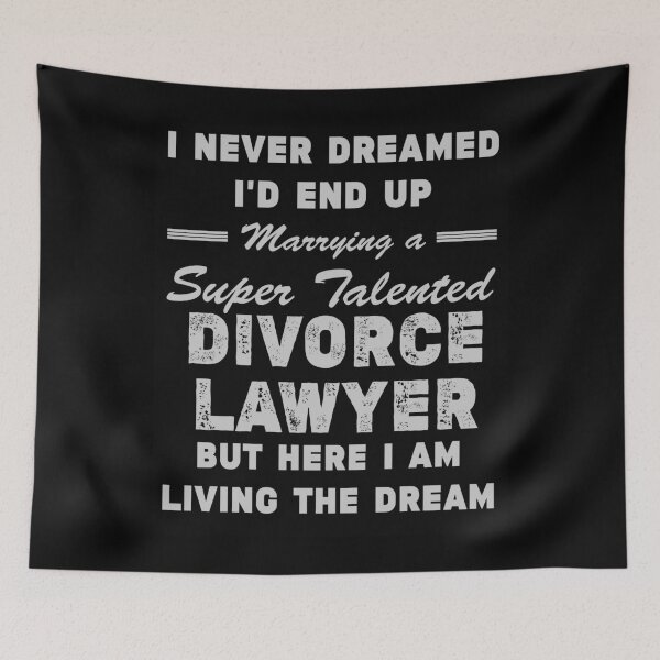 Item preview, Marrying a Super Talented Divorce Lawyer | Tee Shirt Gift Idea for Proud Husband or Wife of An Divorce Lawyer designed and sold by NewDayDesigns.