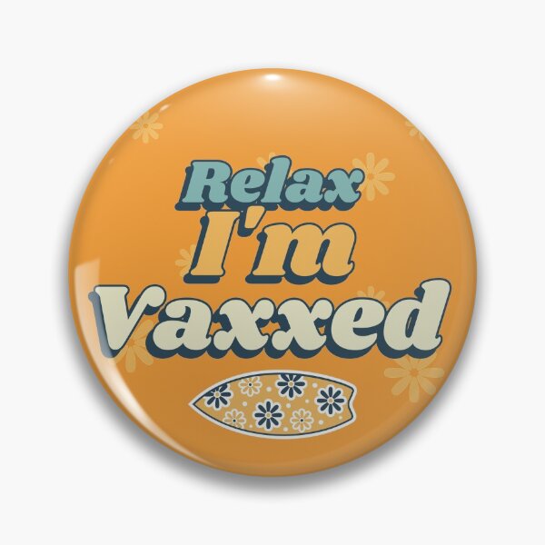 Item preview, Relax I'm vaxxed and waxed vintage classic design designed and sold by renderhouseart.