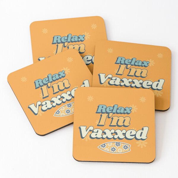 Item preview, Relax I'm vaxxed and waxed vintage classic design designed and sold by renderhouseart.
