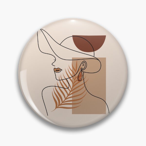Item preview, Woman Abstract Face Line Art - minimalist boho designed and sold by MA DESIGNS.