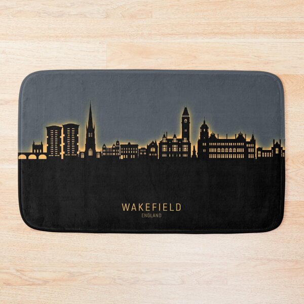 Artikelvorschau, Wakefield England Skyline entworfen und verkauft von ArtPrints.