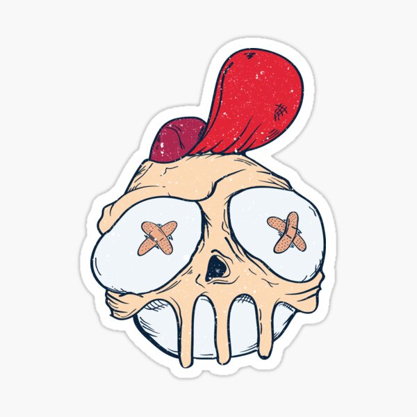 Skull Boy Sticker