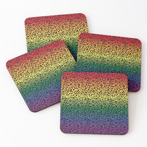 Item preview, LGBT Pride parade Flag Gift, LGBT Rainbow identity pride flag, Leopard Leather pattern designed and sold by ArtsyloShop.