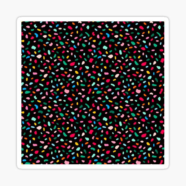 Pattern Black Sticker