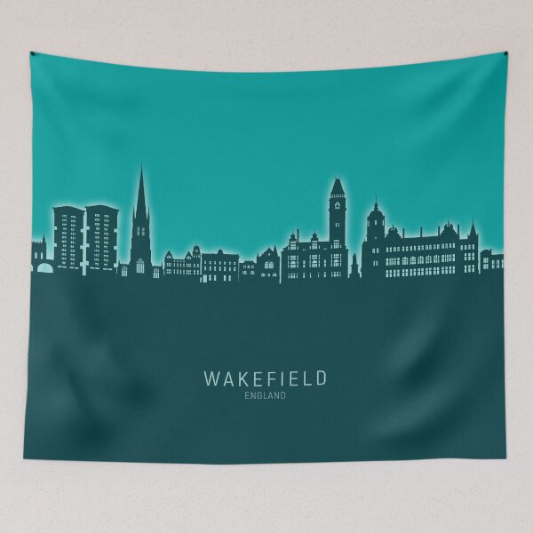 Item preview, Wakefield England Skyline designed and sold by ArtPrints.