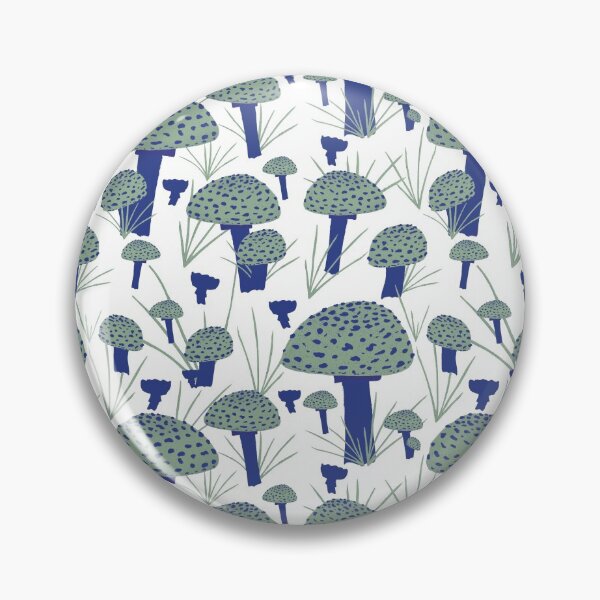 Artikelvorschau, Blue Fly Agaric Pilz und Gras entworfen und verkauft von OneLook.