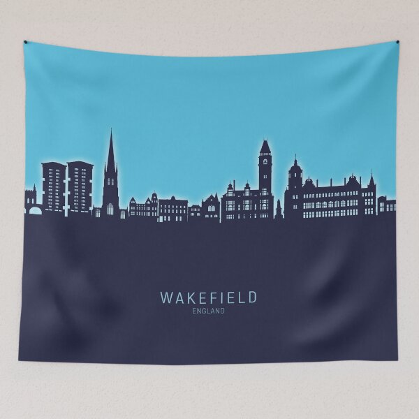Item preview, Wakefield England Skyline designed and sold by ArtPrints.