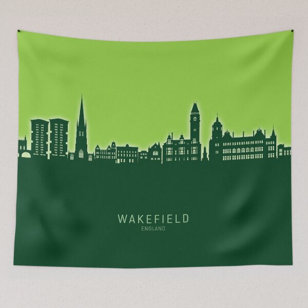 Item preview, Wakefield England Skyline designed and sold by ArtPrints.