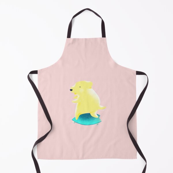 Item preview, happy labrador retriever cartoon playing surf skate designed and sold by angyim.