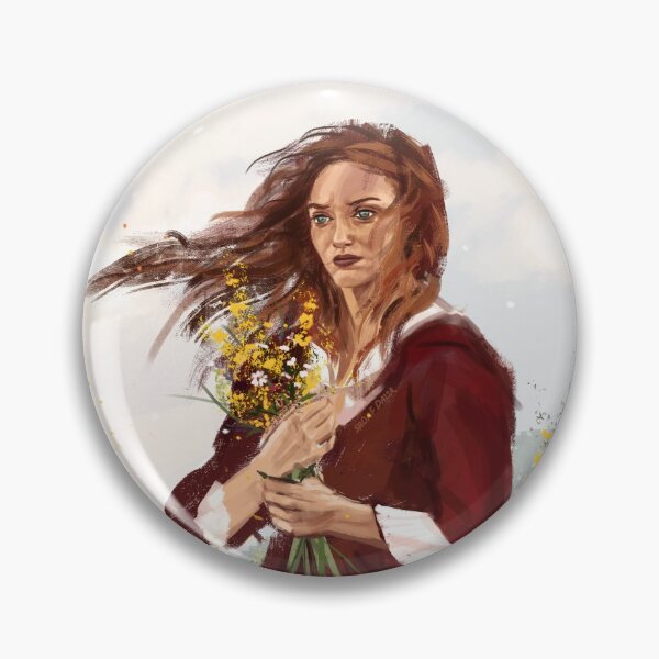 Item preview, Girl in flower field designed and sold by Sadaf Dalir.