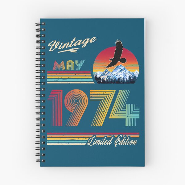 Item preview, May 1974 Birthday designed and sold by GreenSplash.