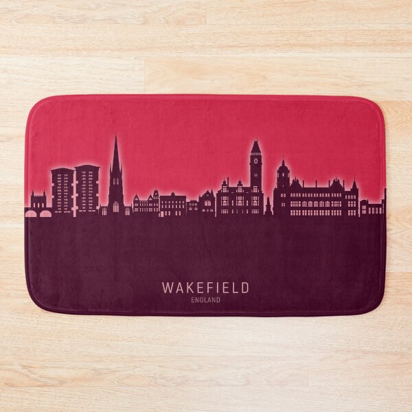 Artikelvorschau, Wakefield England Skyline entworfen und verkauft von ArtPrints.