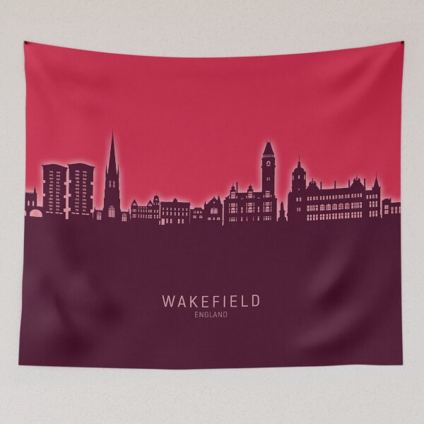 Item preview, Wakefield England Skyline designed and sold by ArtPrints.