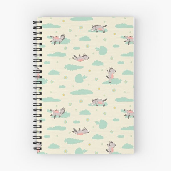 Item preview, Flying horses on clouds pattern designed and sold by Tayastore.