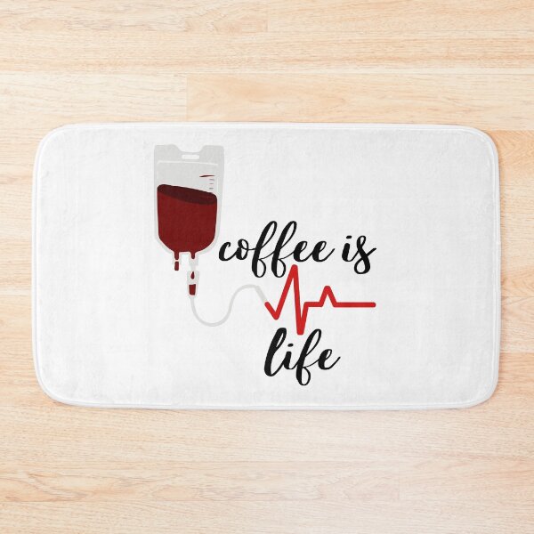 Item preview, COFFEE IS LIFE COFFEE MORNING LIFELINE CUP OF COFFEE designed and sold by CeraRoss.