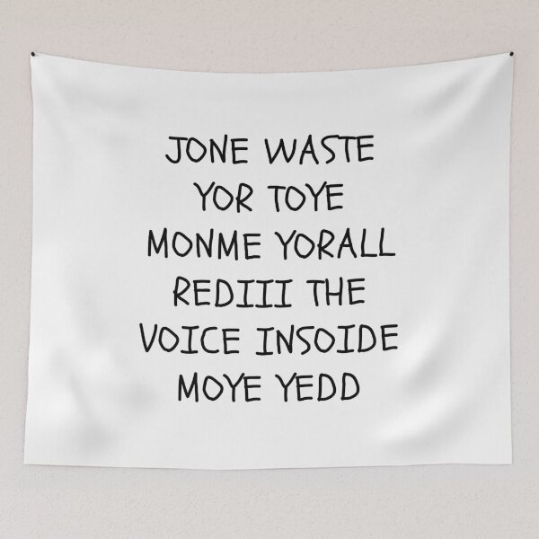 Item preview, Jone Waste Your Time  designed and sold by patriciavaldez.