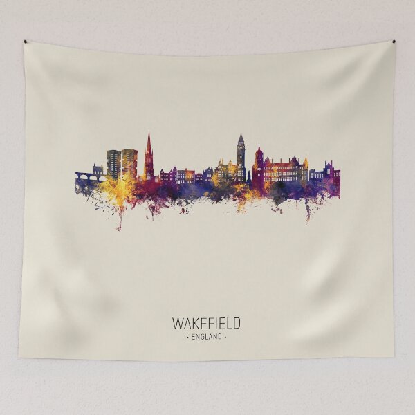 Item preview, Wakefield England Skyline designed and sold by ArtPrints.