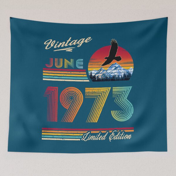Item preview, June 1973 Birthday designed and sold by GreenSplash.