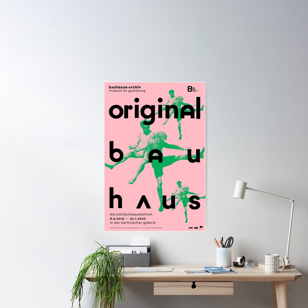 Original Bauhaus Poster | Rosa Poster