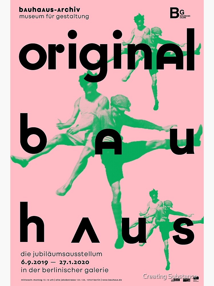 Original Bauhaus Poster | Rosa von Lartdubaiser