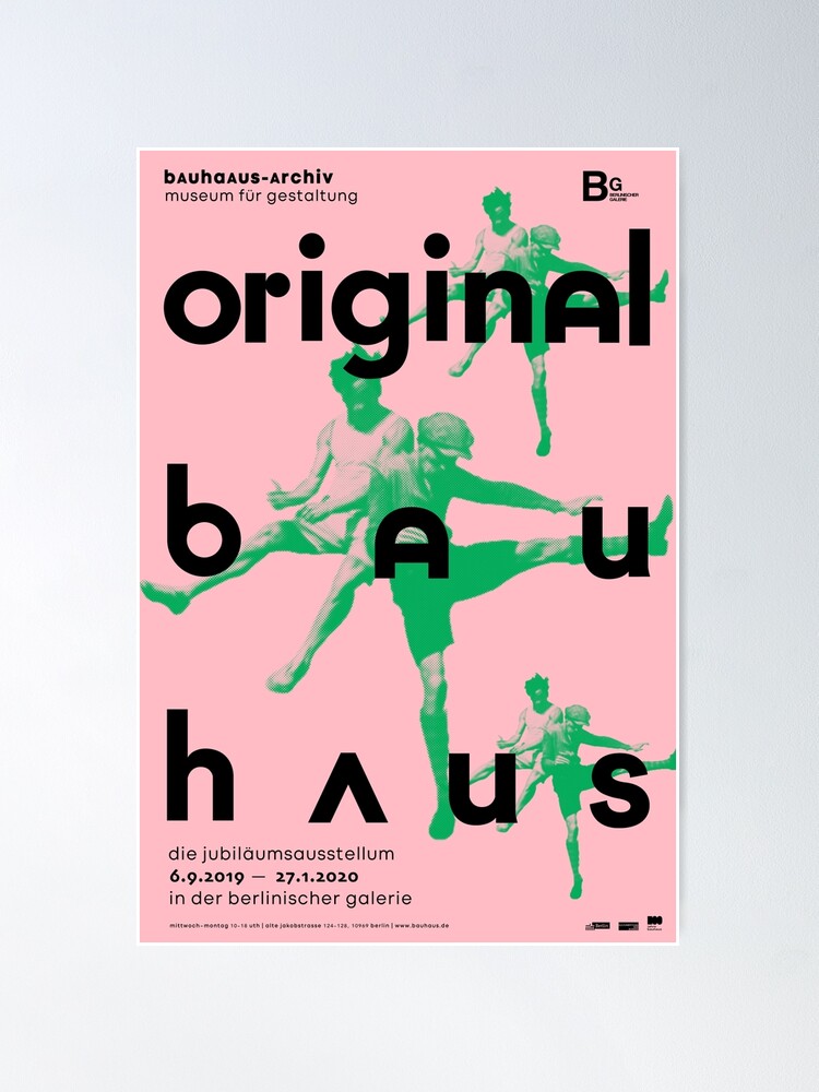 Alternative Ansicht von Original Bauhaus Poster | Rosa Poster