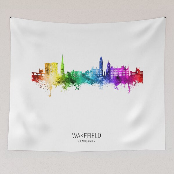 Item preview, Wakefield England Skyline designed and sold by ArtPrints.