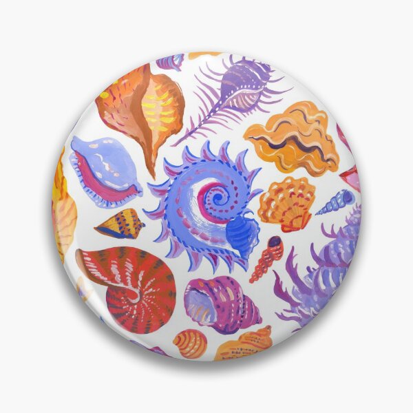Item preview, Bright tropical seashell, hand-drawn pattern designed and sold by Irina Ivanova.