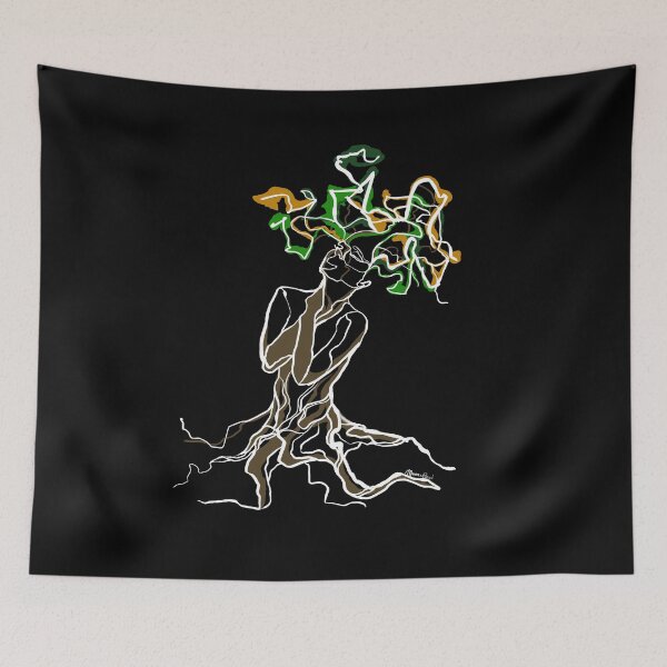 Item preview, Single Line - Roots (White) designed and sold by MaxencePierrard.