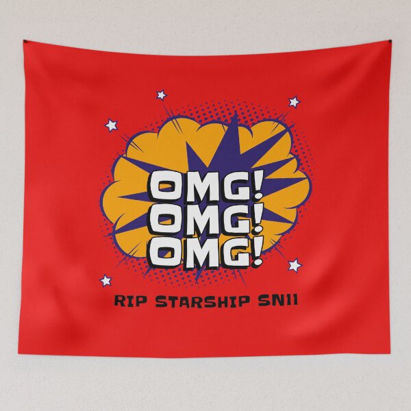 Item preview, OMG! OMG! OMG! RIP STARSHIP SN11 designed and sold by MottoDigging.