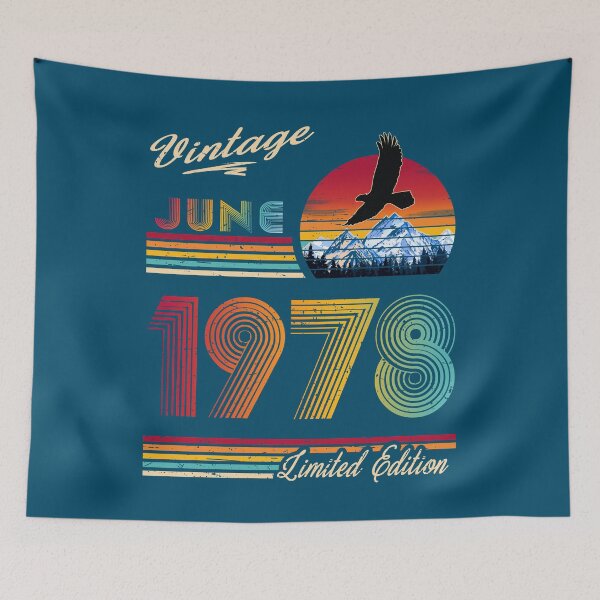 Item preview, June 1978 Birthday designed and sold by GreenSplash.