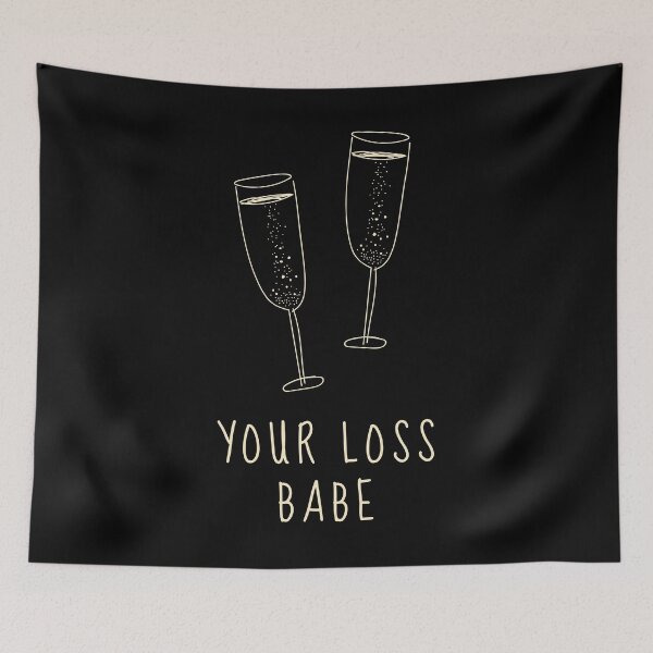 Aperçu de l'œuvre Votre design minimaliste Loss Babe créée et vendue par Valuential.