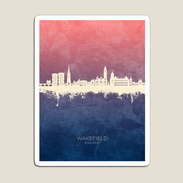 Item preview, Wakefield England Skyline designed and sold by ArtPrints.