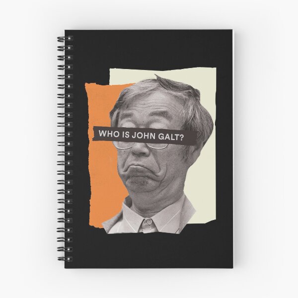 Item preview, Who is John Galt? designed and sold by bitcoingulch.
