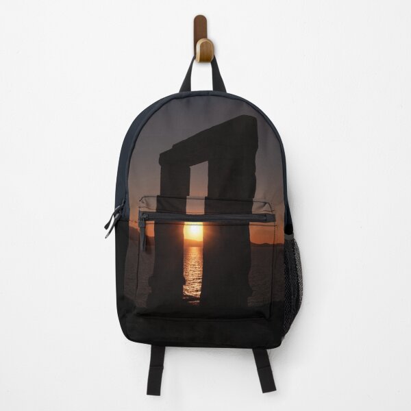 Item preview, Beautiful Sunset Through the Silhouette of the Famous Portara in Naxos, Greece designed and sold by JarbasVisuals.